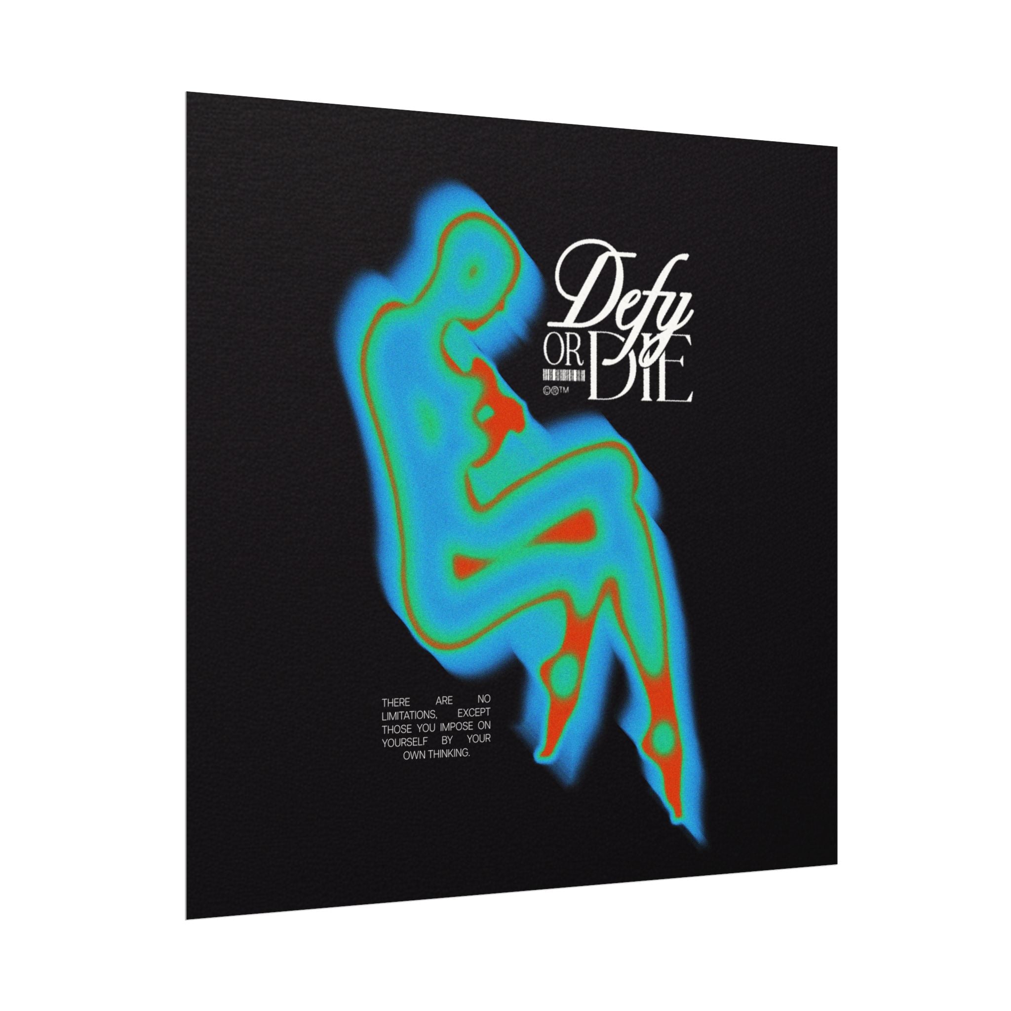 Defy Aura | Textured Watercolor Matte Posters