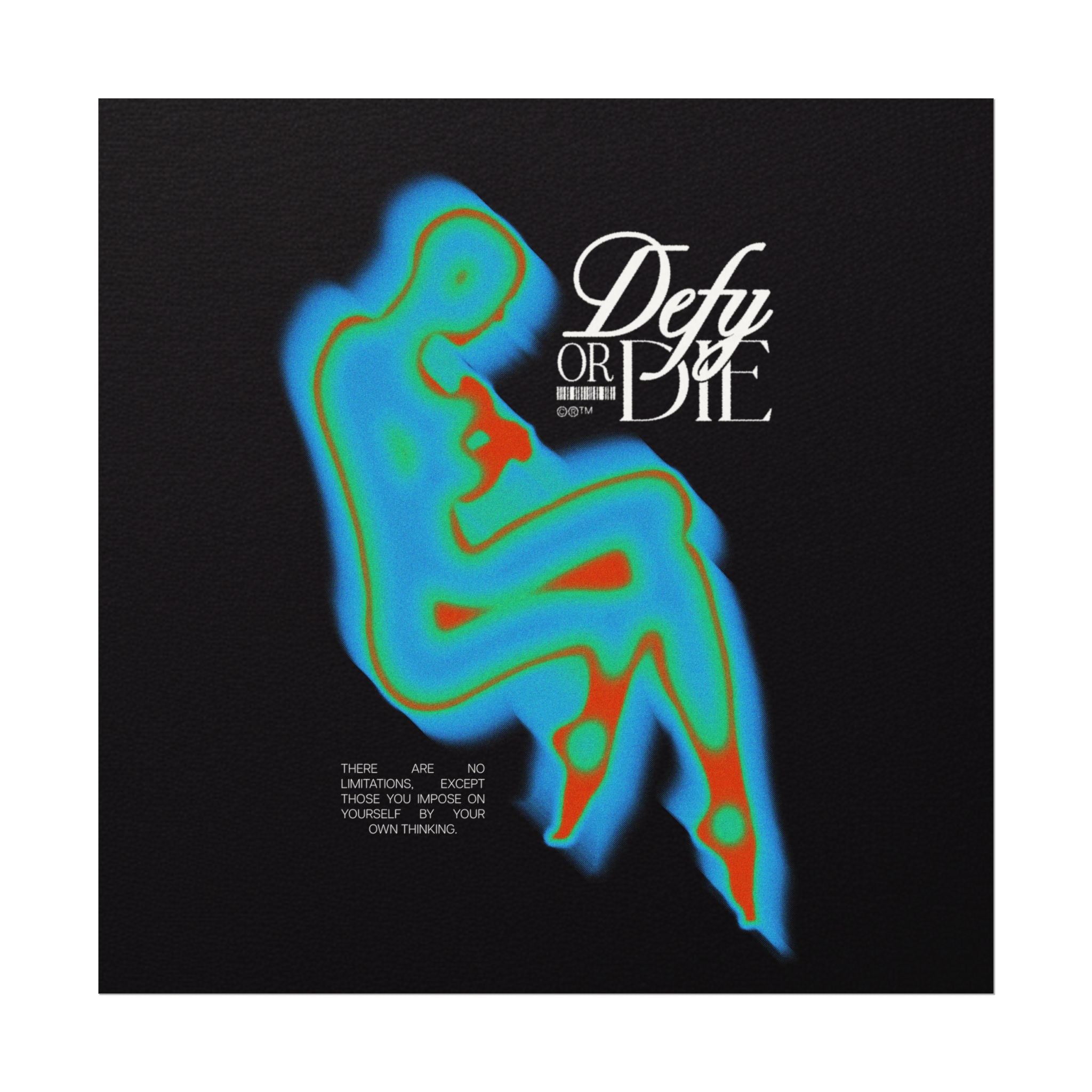 Defy Aura | Textured Watercolor Matte Posters