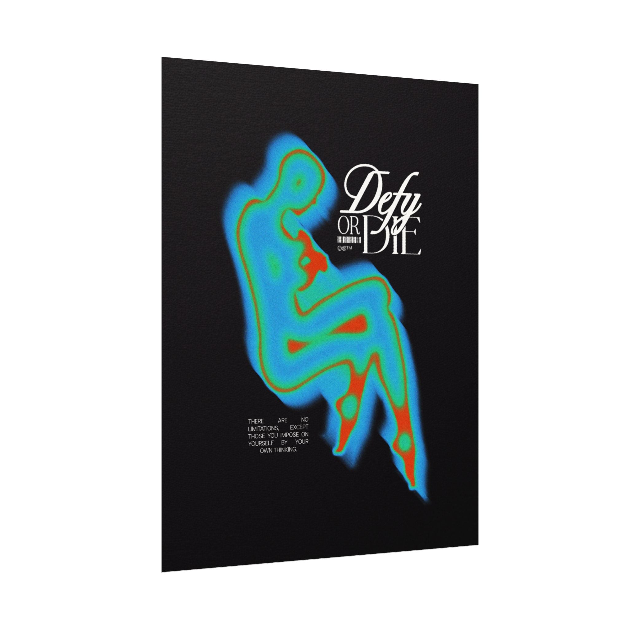 Defy Aura | Textured Watercolor Matte Posters