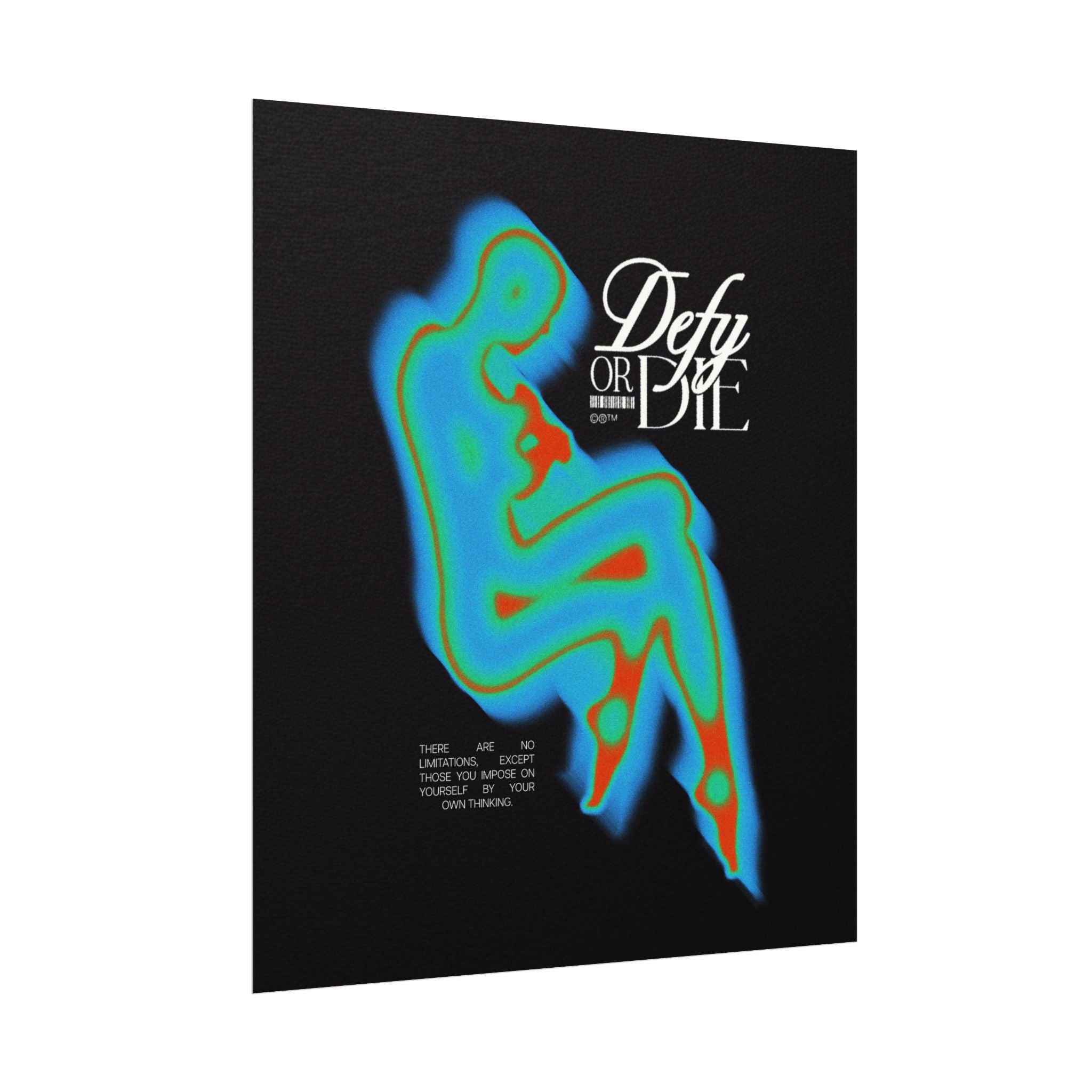 Defy Aura | Textured Watercolor Matte Posters