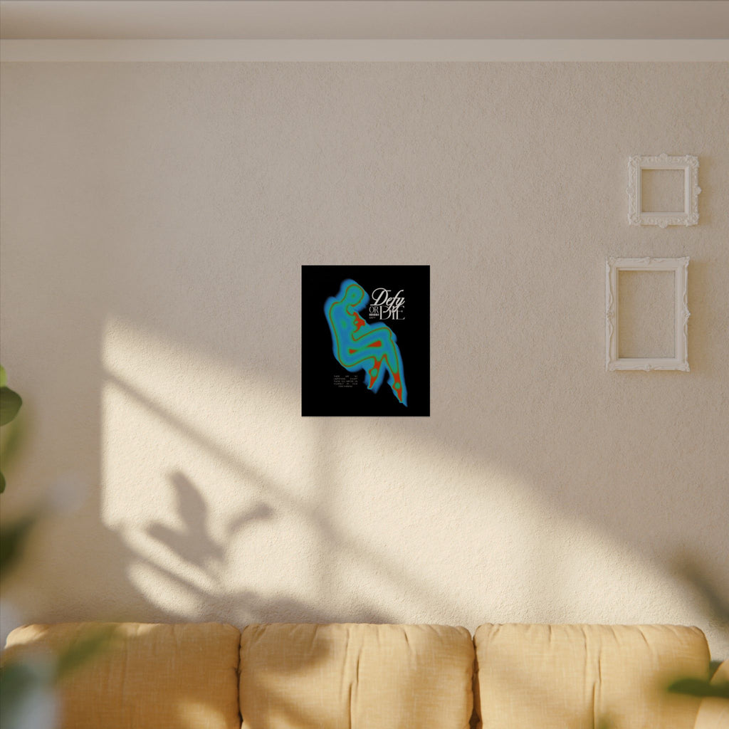 Defy Aura | Textured Watercolor Matte Posters