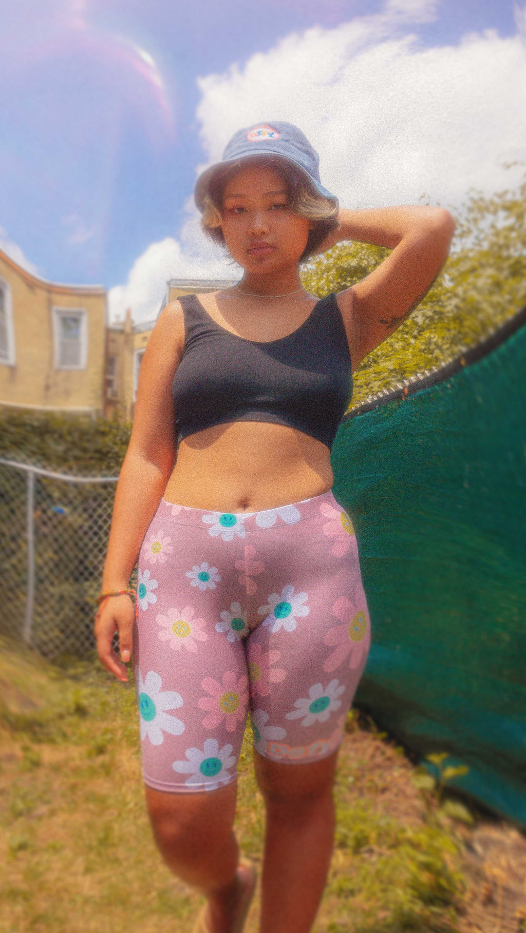 Flower Power Cycling Shorts