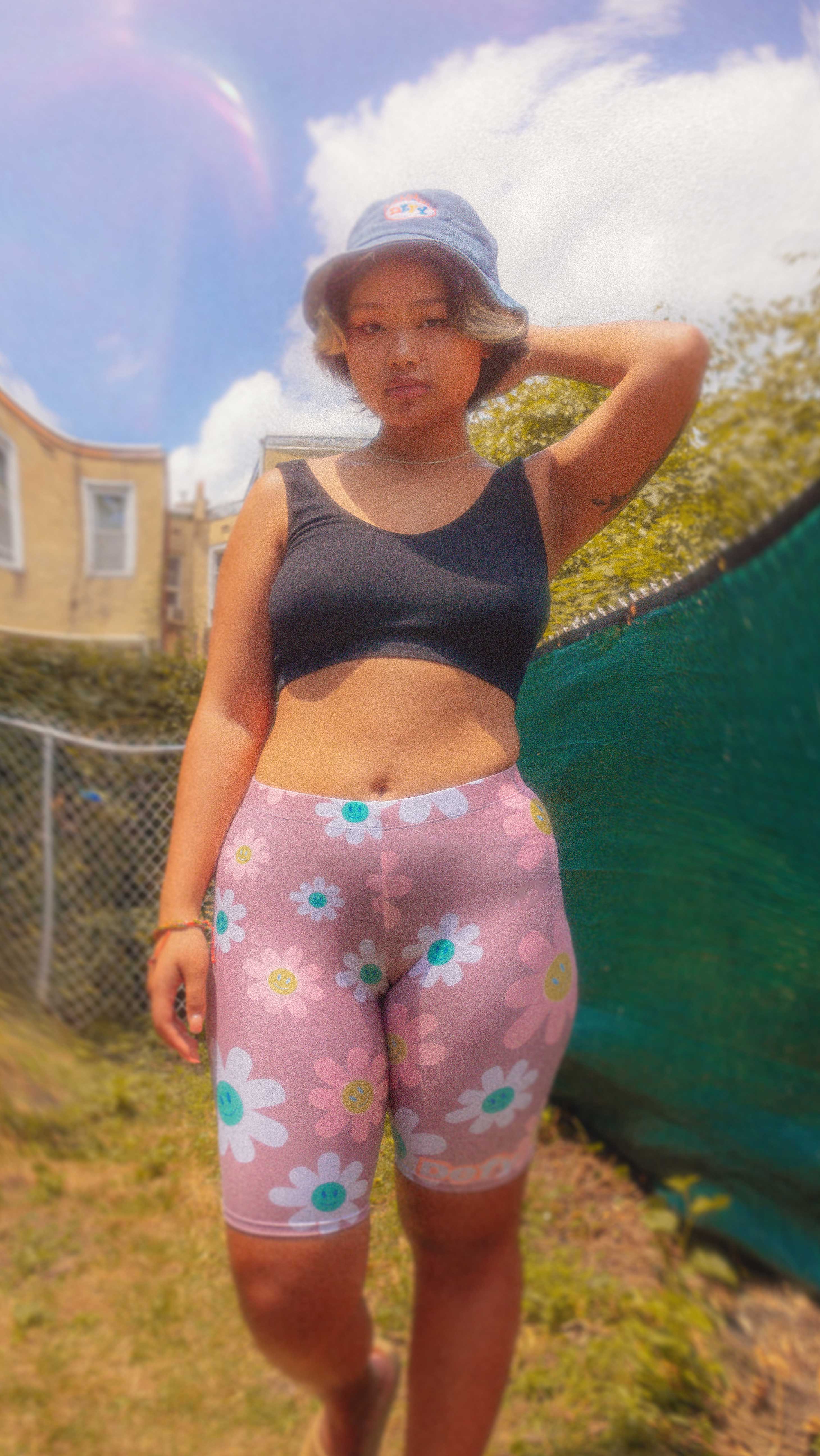 Flower Power Cycling Shorts
