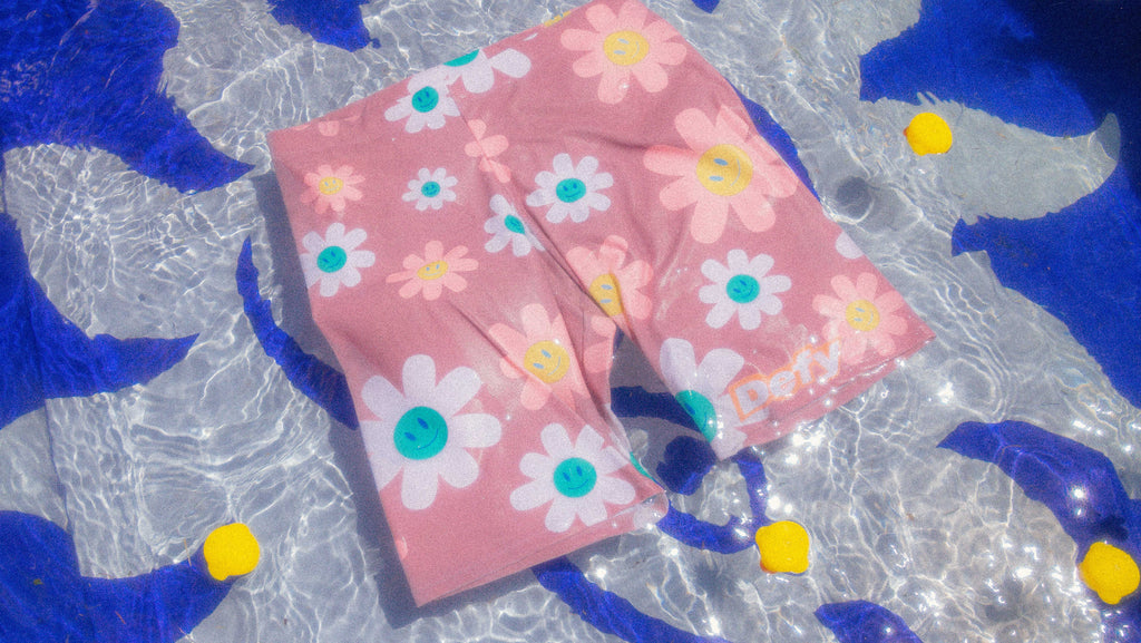Flower Power Cycling Shorts